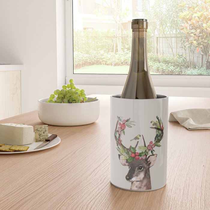 Christmas Deer Wine Chiller Gallery Image 4