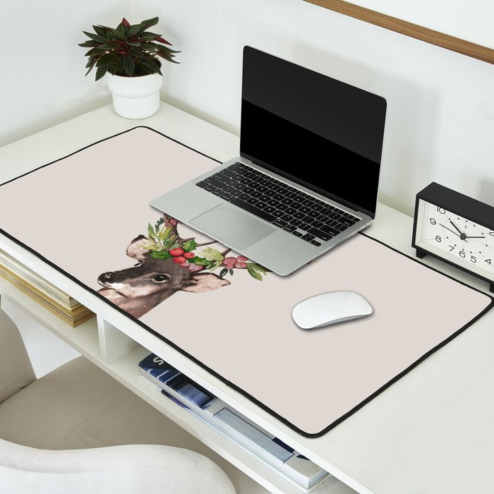 Christmas Deer Desk Mat Gallery Image 2