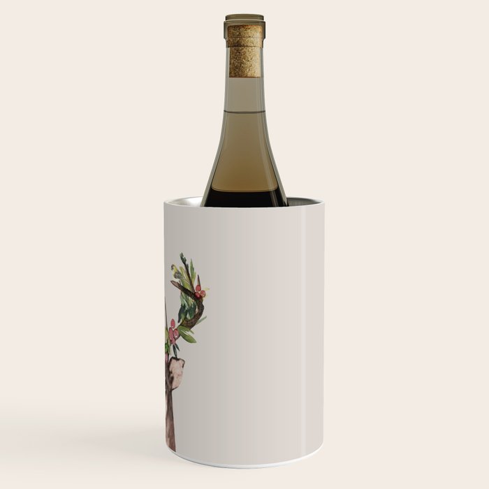 Christmas Deer Wine Chiller Gallery Image 3
