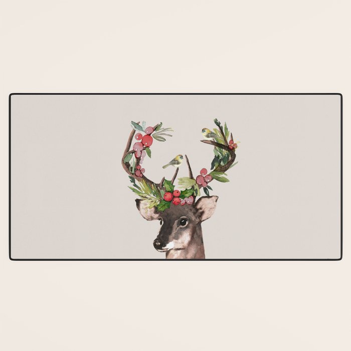 Christmas Deer Desk Mat Gallery Image 3