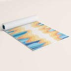 Retro Ocean Sun Yoga Mat Gallery Image 2