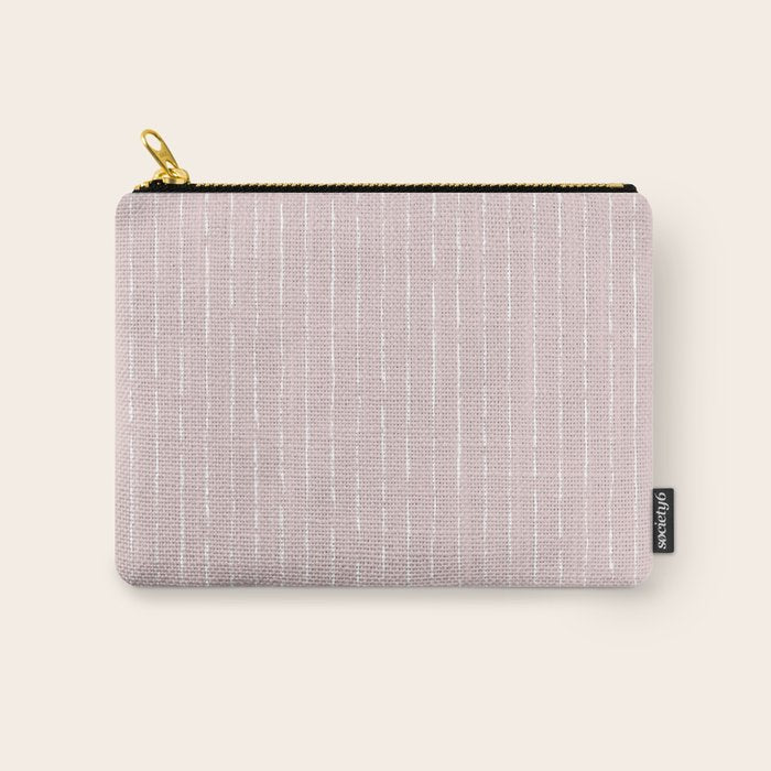 Lines II (Light Pink) Carry All Pouch Gallery Image 1