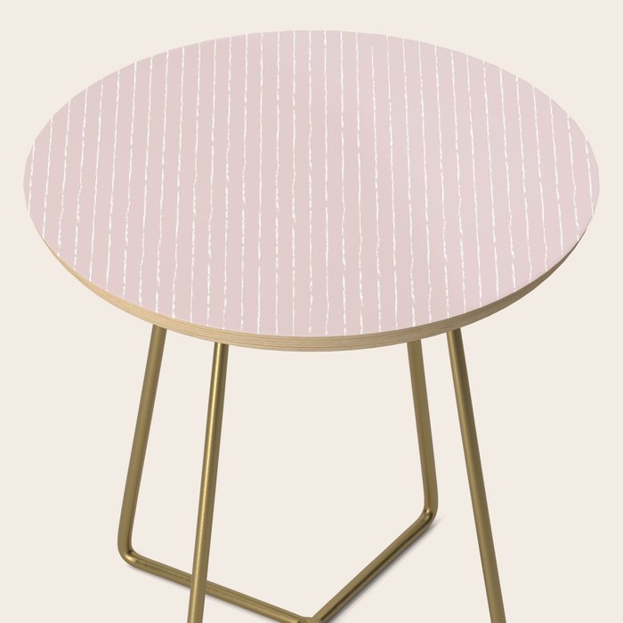 Lines II (Light Pink) Side Table Gallery Image 2