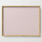 Lines II (Light Pink) Serving Tray Gallery Image 1