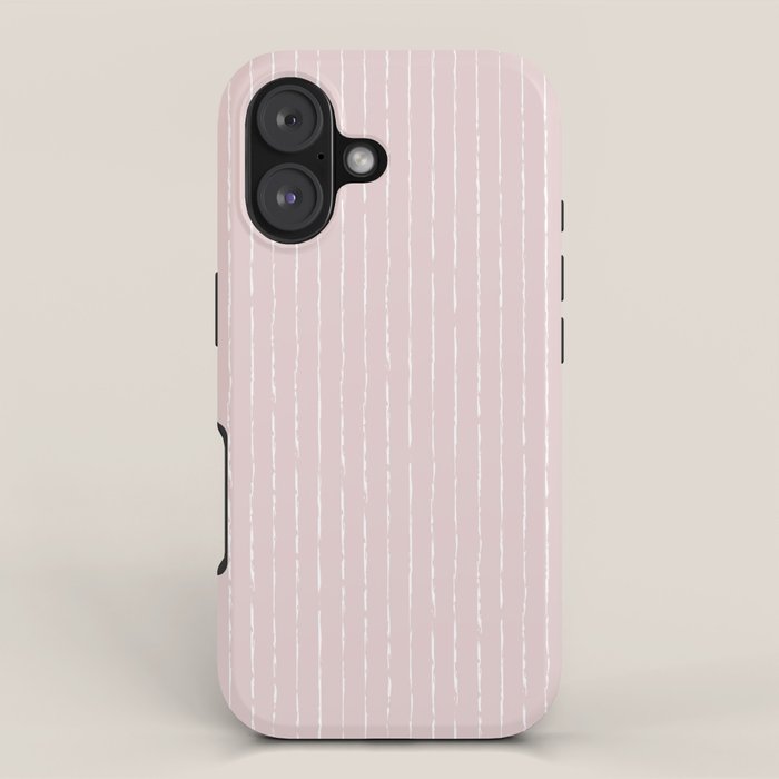 Lines II (Light Pink) iPhone Case Gallery Image 1