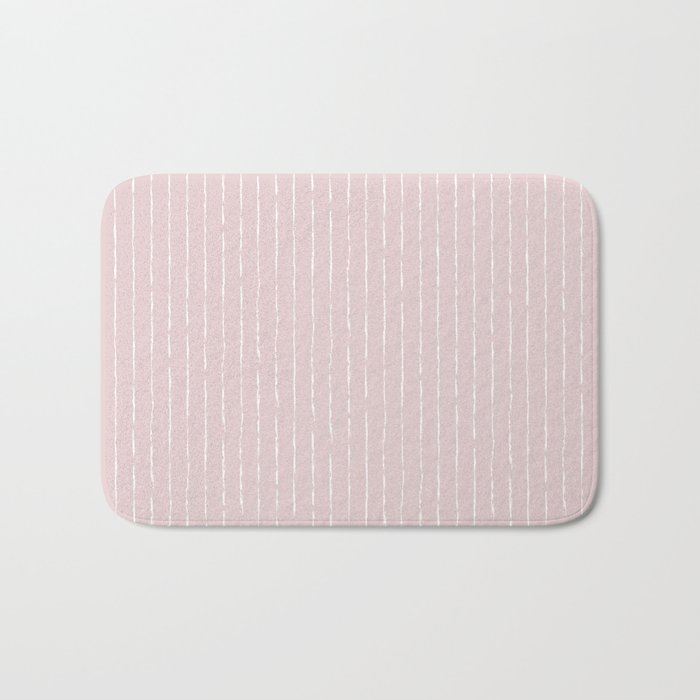 Lines II (Light Pink) Bath Mat Gallery Image 1