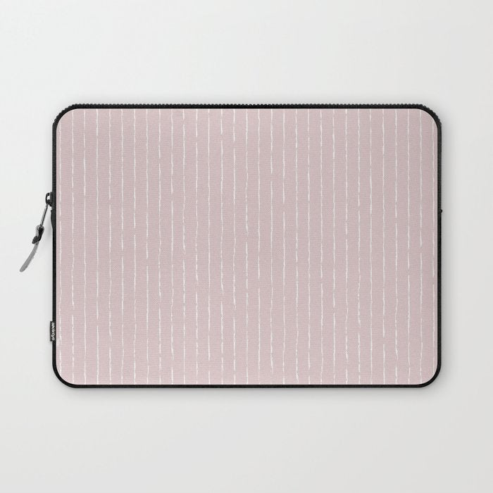 Lines II (Light Pink) Laptop Sleeve Gallery Image 1