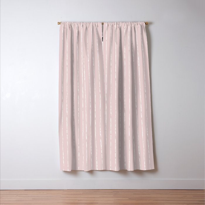 Lines II (Light Pink) Window Curtain Gallery Image 3