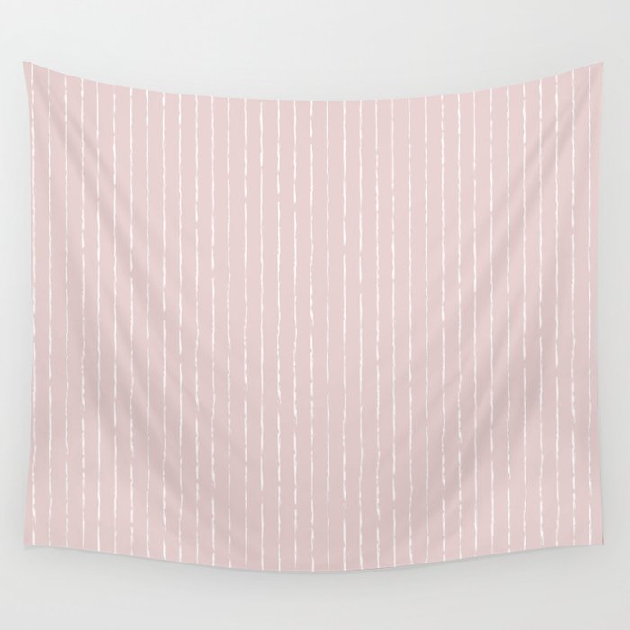 Lines II (Light Pink) Wall Tapestry Gallery Image 1