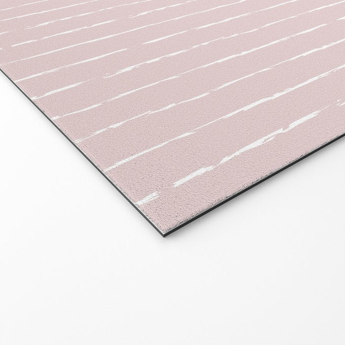 Lines II (Light Pink) Welcome Mat Gallery Image 2