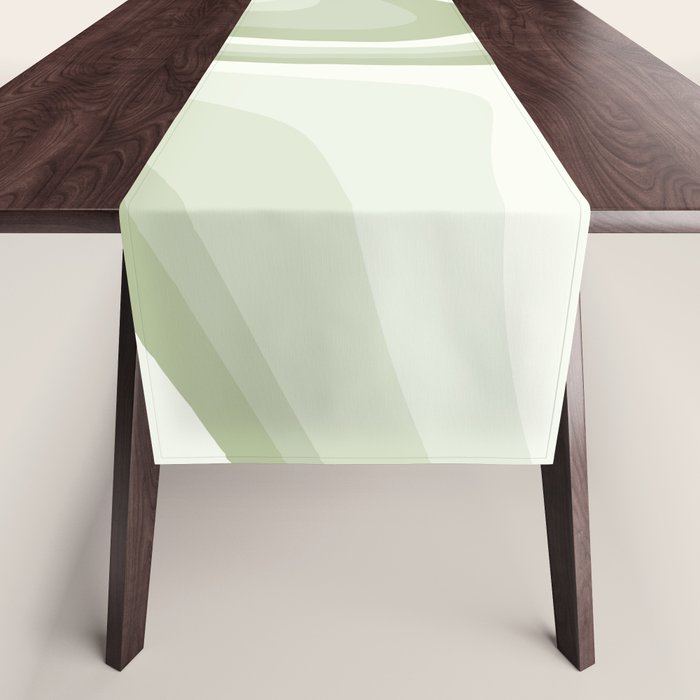 Abstract Wavy Stripes LXXVIII Table Runner Gallery Image 1
