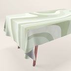 Abstract Wavy Stripes LXXVIII Tablecloth Gallery Image 1