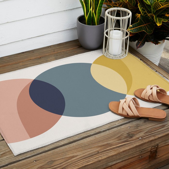 Geometric Harmony XI Outdoor Rug Gallery Image 2
