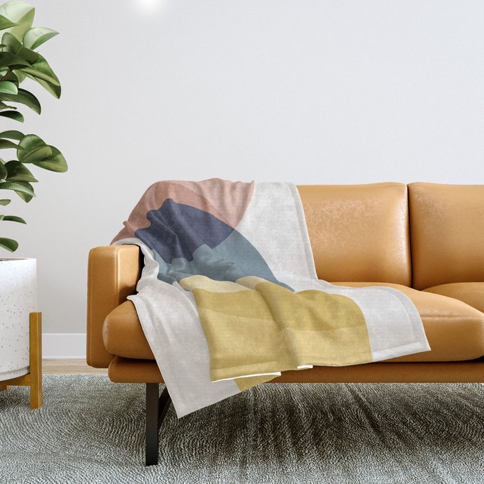 Geometric Harmony XI Throw Blanket Gallery Image 1