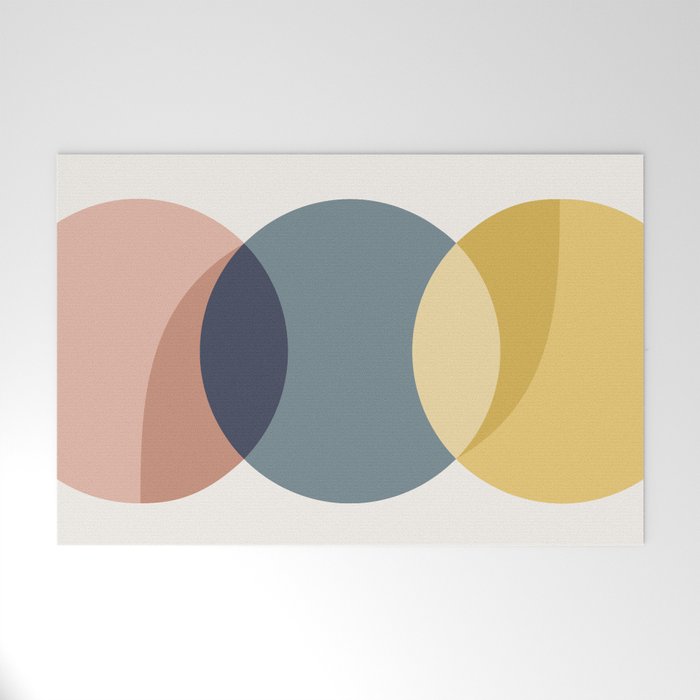 Geometric Harmony XI Welcome Mat Gallery Image 1