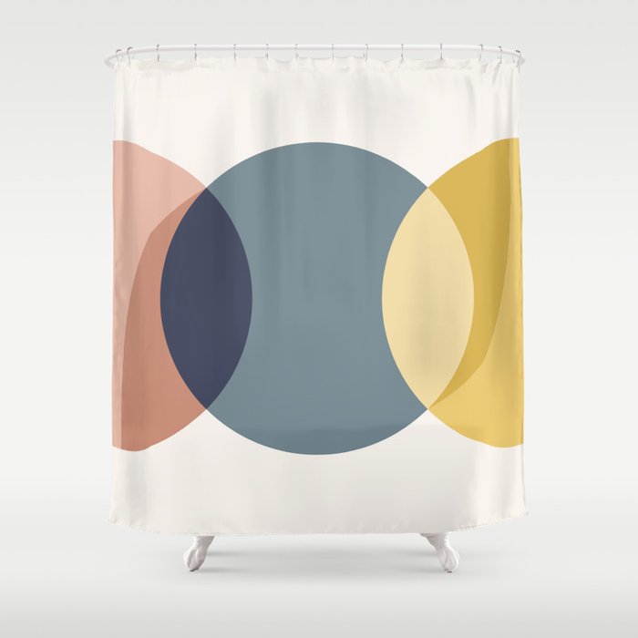 Geometric Harmony XI Shower Curtain Gallery Image 1