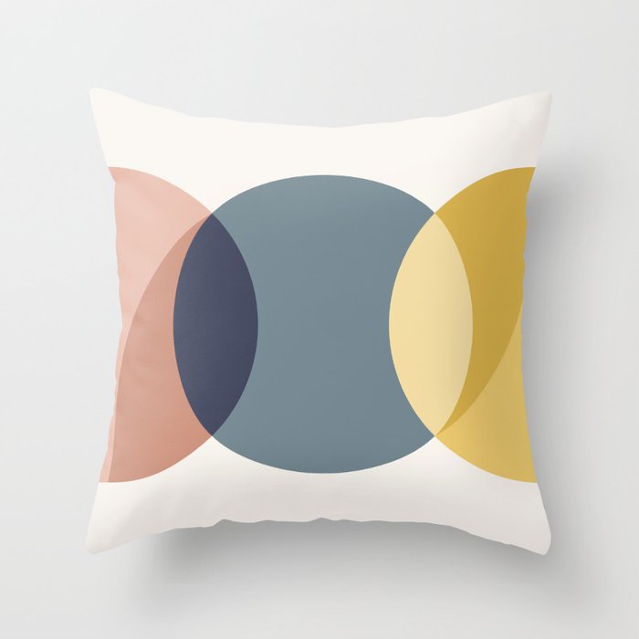 Geometric Harmony XI Throw Pillow Gallery Image 1