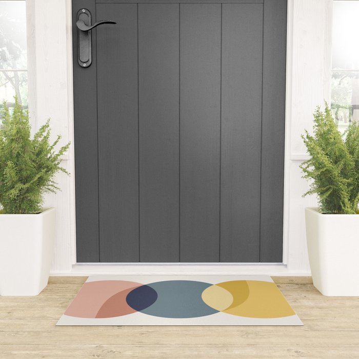 Geometric Harmony XI Welcome Mat Gallery Image 3
