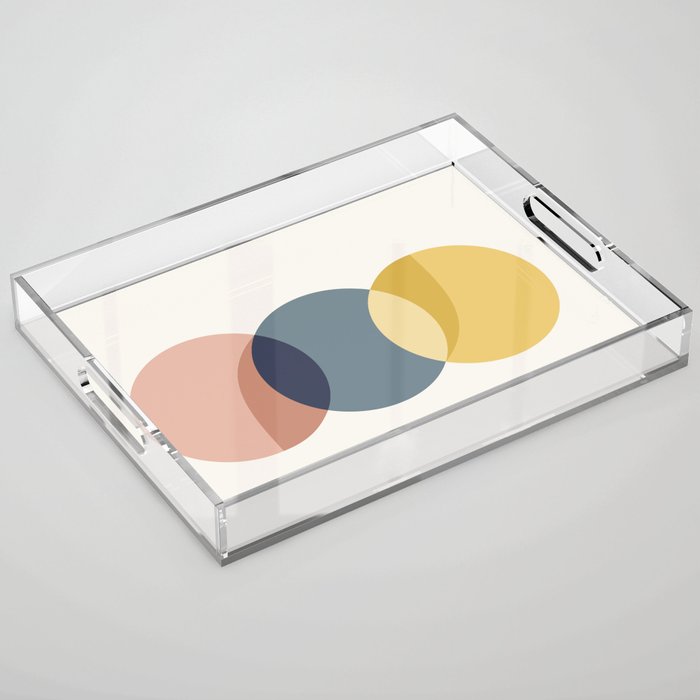 Geometric Harmony XI Acrylic Tray Gallery Image 1