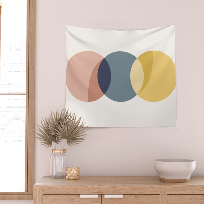 Geometric Harmony XI Wall Tapestry Gallery Image 2