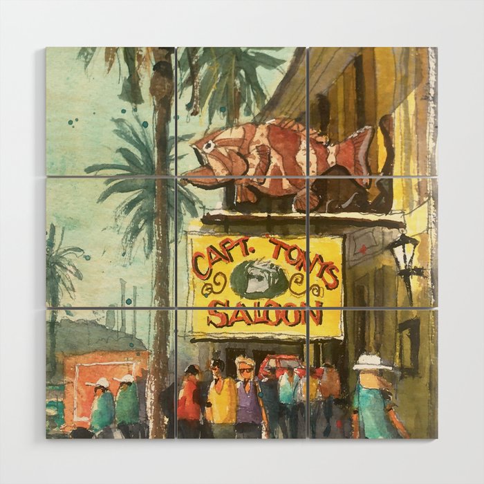 Captain Tony's, Key West Wood Wall Art Gallery Image 1