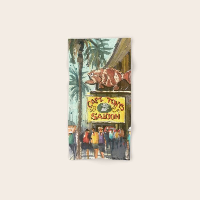 Captain Tony's, Key West Bath Towel Gallery Image 1