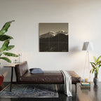 Longs Peak in Black-and-White Wood Wall Art Gallery Image 2