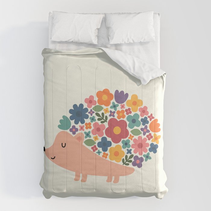 Floral Hedgehog Comforter Gallery Image 6