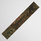 Antique 18th Century Cherub Rose Garden Tapestry Table Runner Gallery Image 3