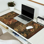 Antique 18th Century Cherub Rose Garden Tapestry Desk Mat Gallery Image 2