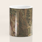 Antique 18th Century Cherub Rose Garden Tapestry Coffee Mug Gallery Image 4
