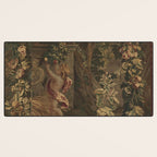 Antique 18th Century Cherub Rose Garden Tapestry Desk Mat Gallery Image 3