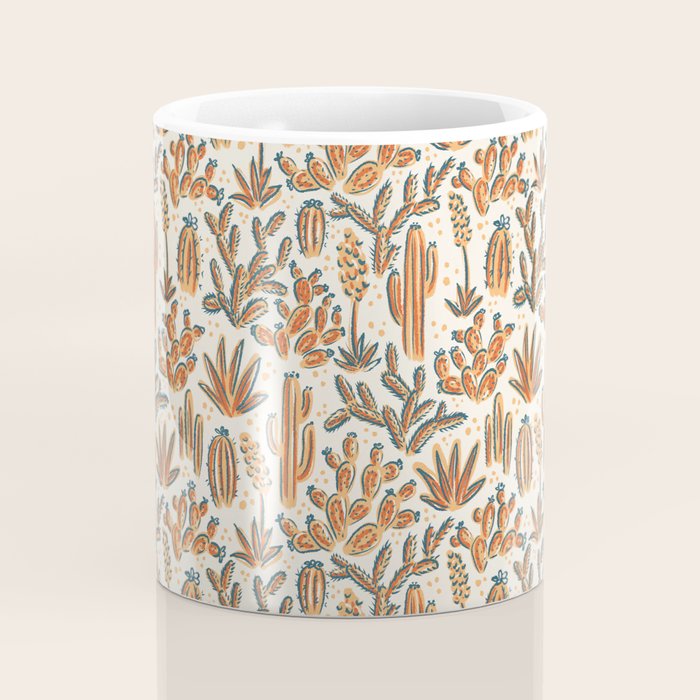 Cactus Desert - vintage primary  Coffee Mug Gallery Image 4