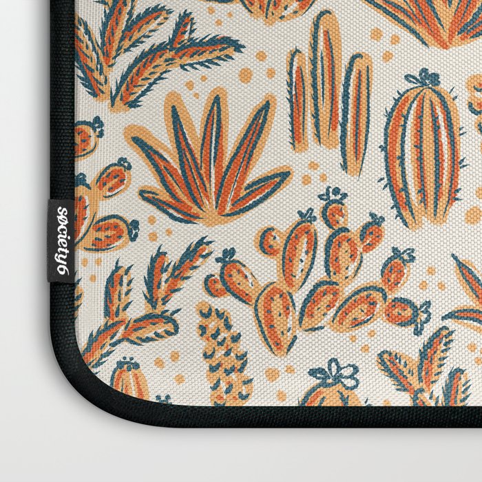Cactus Desert - vintage primary  Laptop Sleeve Gallery Image 3