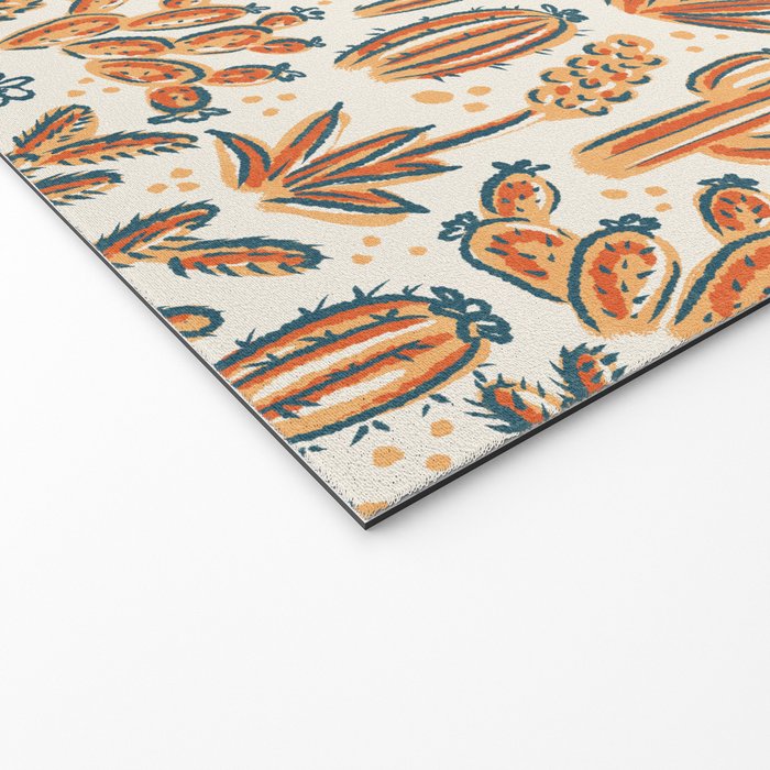 Cactus Desert - vintage primary  Welcome Mat Gallery Image 2