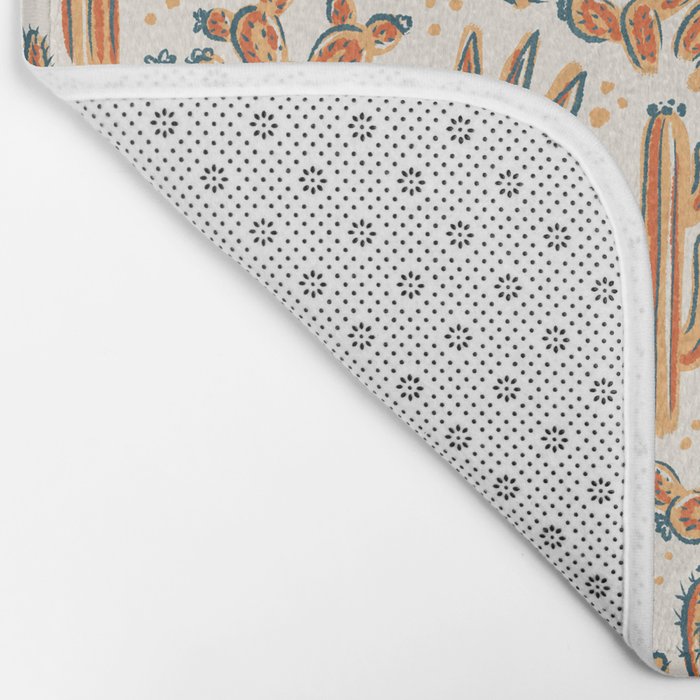 Cactus Desert - vintage primary  Bath Mat Gallery Image 2