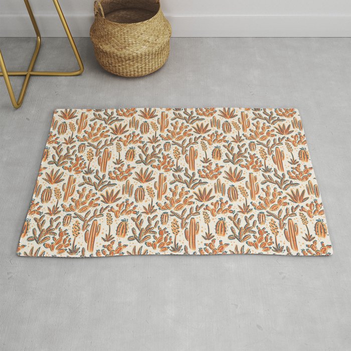 Cactus Desert - vintage primary  Rug Gallery Image 1