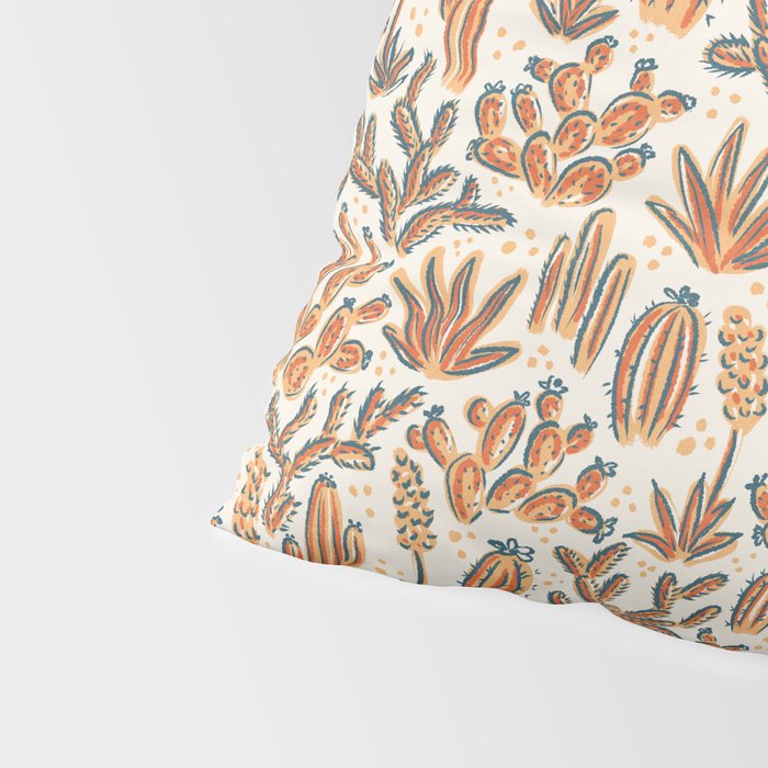 Cactus Desert - vintage primary  Pillow Sham Gallery Image 4