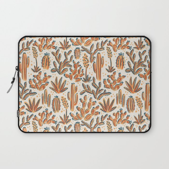 Cactus Desert - vintage primary  Laptop Sleeve Gallery Image 1