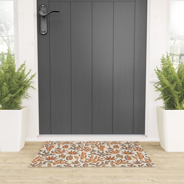 Cactus Desert - vintage primary  Welcome Mat Gallery Image 3