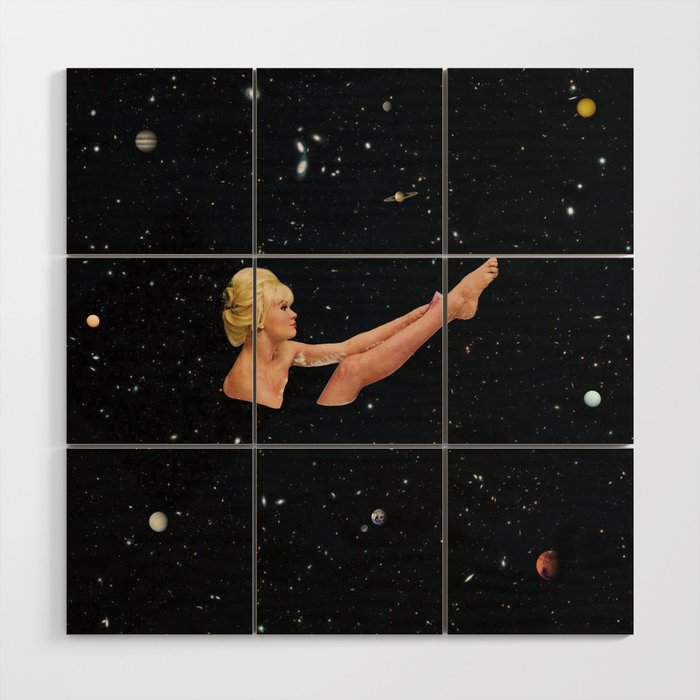 Space Bath Wood Wall Art Gallery Image 1