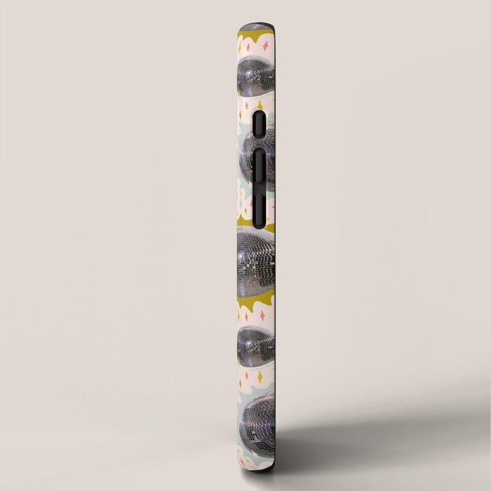 Disco Ball Collage Print iPhone Case Gallery Image 2