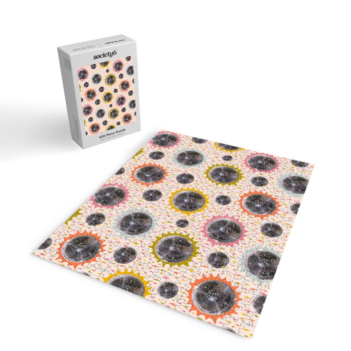 Disco Ball Collage Print Jigsaw Puzzle Gallery Image 2
