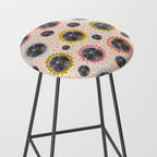 Disco Ball Collage Print Stool Gallery Image 2
