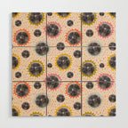 Disco Ball Collage Print Wood Wall Art Gallery Image 1