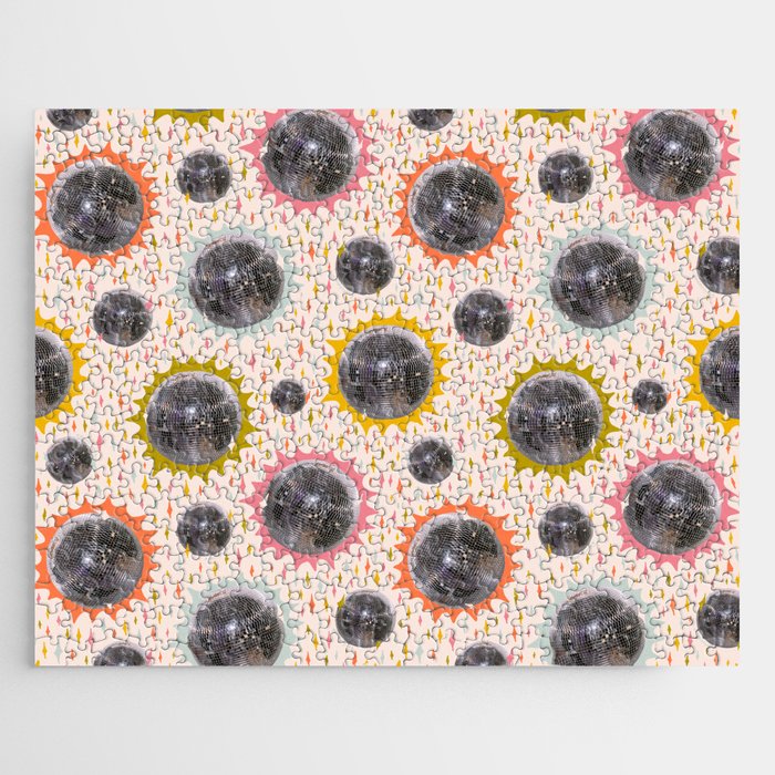 Disco Ball Collage Print Jigsaw Puzzle Gallery Image 1