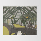 Haunted Interiors: Conservatory  Throw Blanket Gallery Image 2