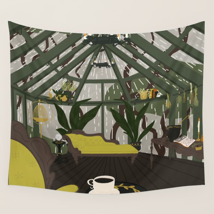 Haunted Interiors: Conservatory  Wall Tapestry Gallery Image 4