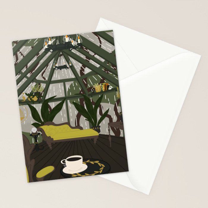 Haunted Interiors: Conservatory  Stationery Card Gallery Image 2