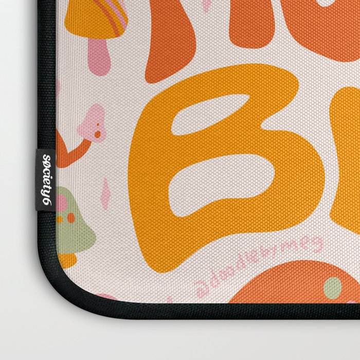 Mushroom Hunting Babe Laptop Sleeve Gallery Image 3